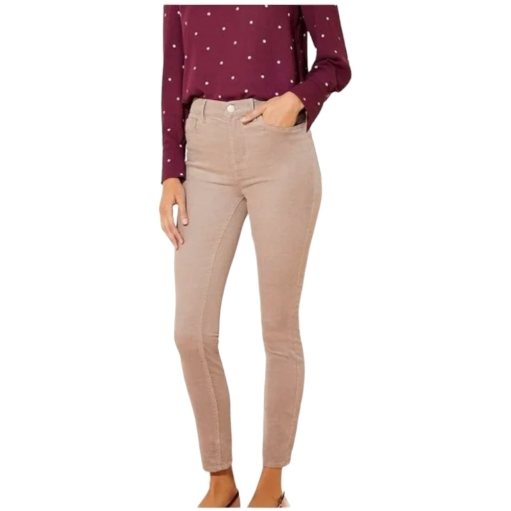Loft Tan High Waisted Skinny Cords